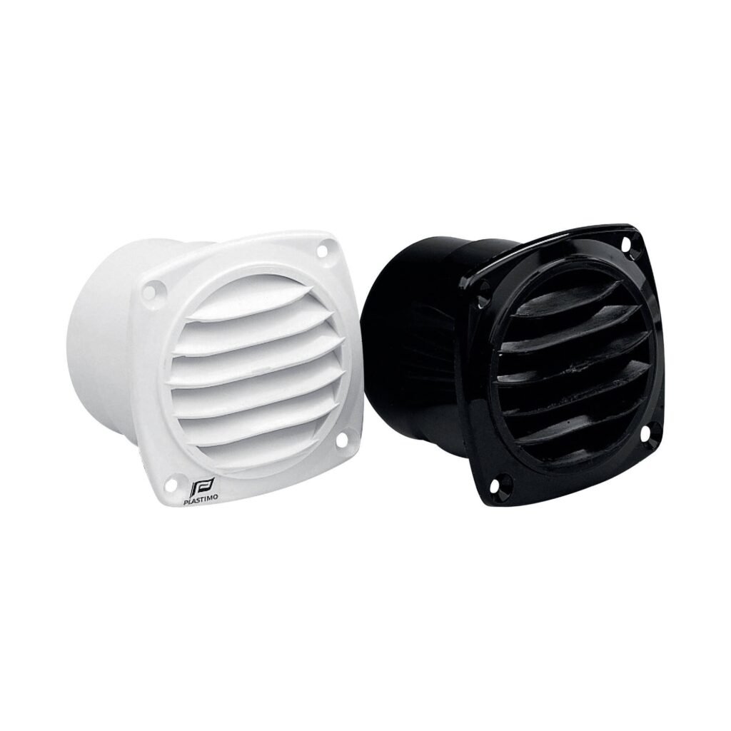 GRILLE PLAST AVEC MANCHON BLANCHE (12410)