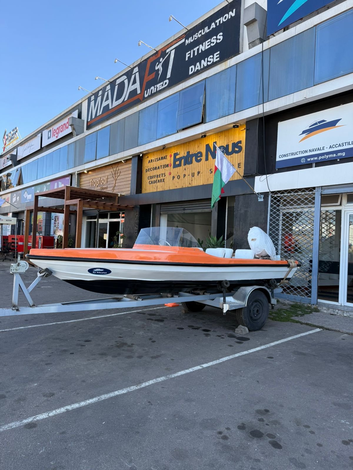 Bateau de 4,80 m type Speed boat